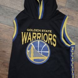 Size Small Golden State Warrior Hooded Jersey Tank