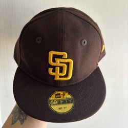 Infant Padres Fitted Hat Size 6 