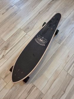 Kryptonics "California Since 1965" complete longboard, 36-inch pintail cruiser