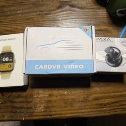 Dash Cam/ Smart Watch And Wireless Ear Buds