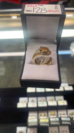 Animal Ring 14k Gold Size 8