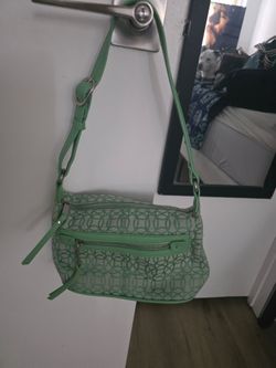 Green handbag
