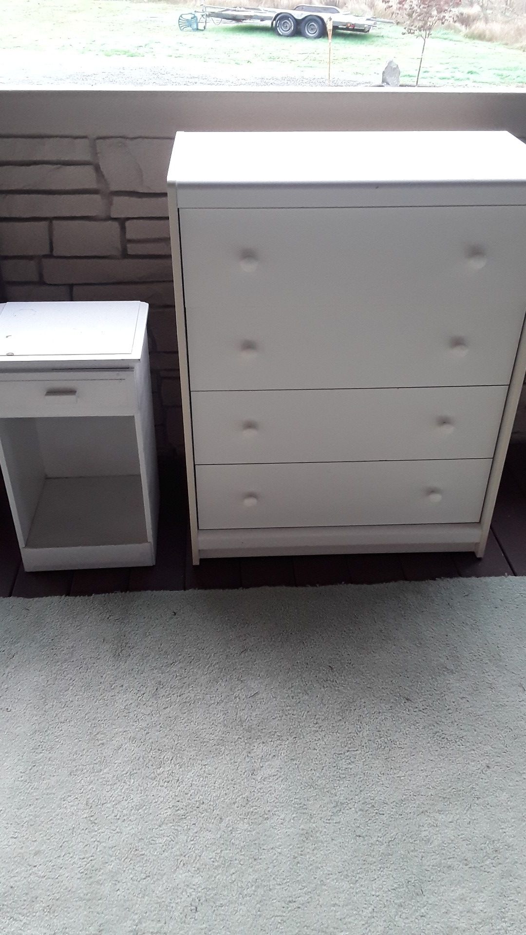 Kids room dresser and nightstand. Free