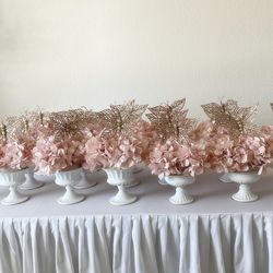 Artificial Flowers With Vase Party Decoration centerpiece