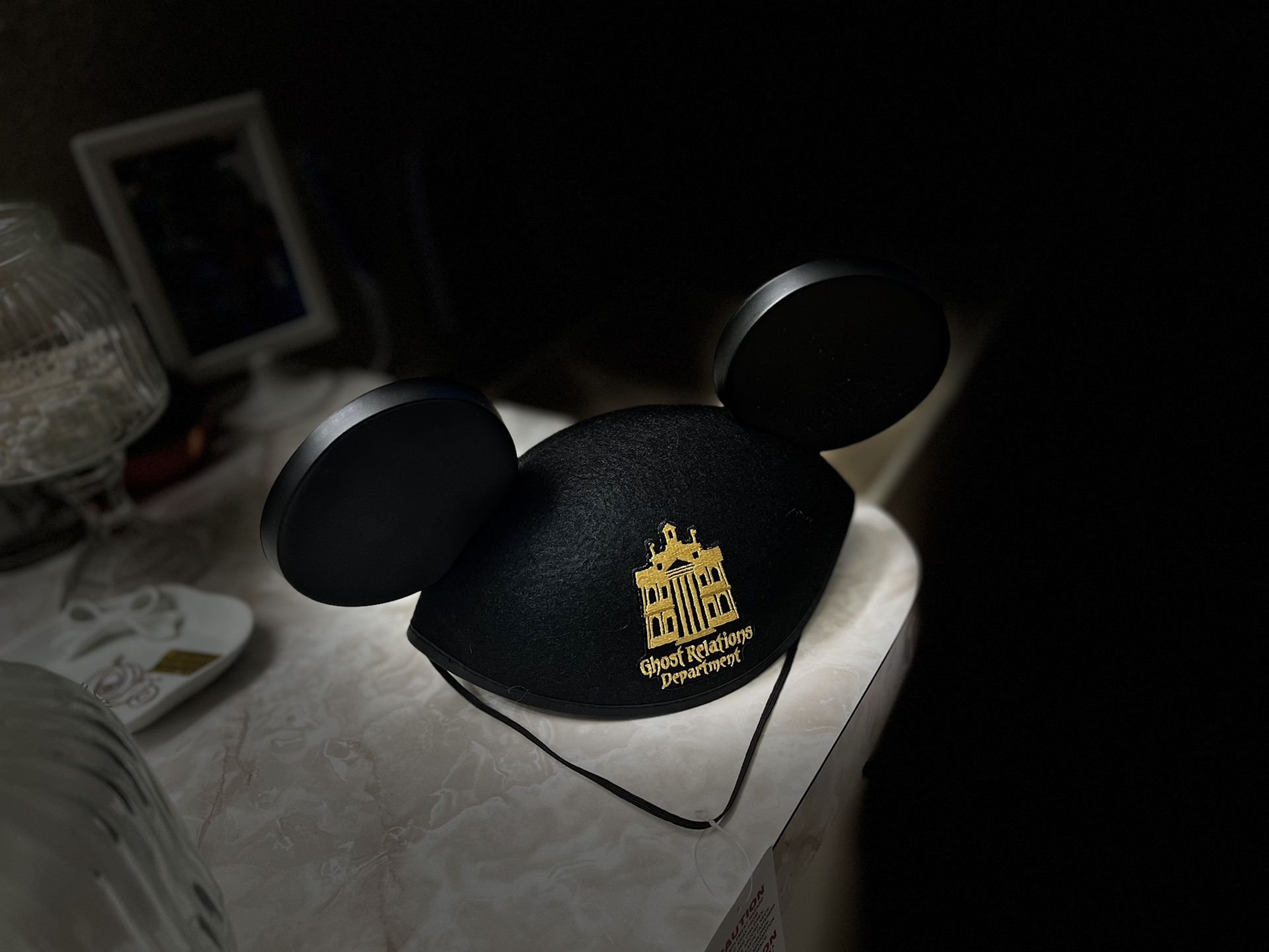 Ghost Host Haunted Mansion  Mickey Ear Hat 