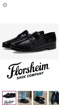 NEW!  Florsheim Men's Riva Loafers Black Nappa (11)