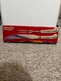 Christmas Knife Carving Set