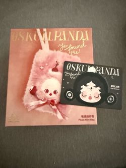 DARKNESS You Found Me SKULLPANDA Plush Mini Bag