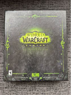 World of Warcraft Legion Collectors Edition. Comes with everything that is shown in the second picture.$35 Firm