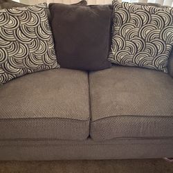 A Couch And A Loveseat 