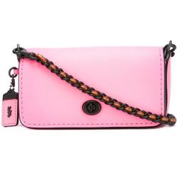 Coach 1941 Pink Leather Mini Dinky (Dinkier) Crossbody Bag