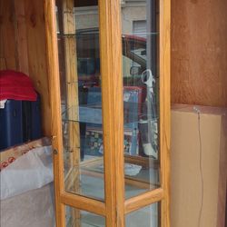 Curio Cabinet 4 Shelf with light