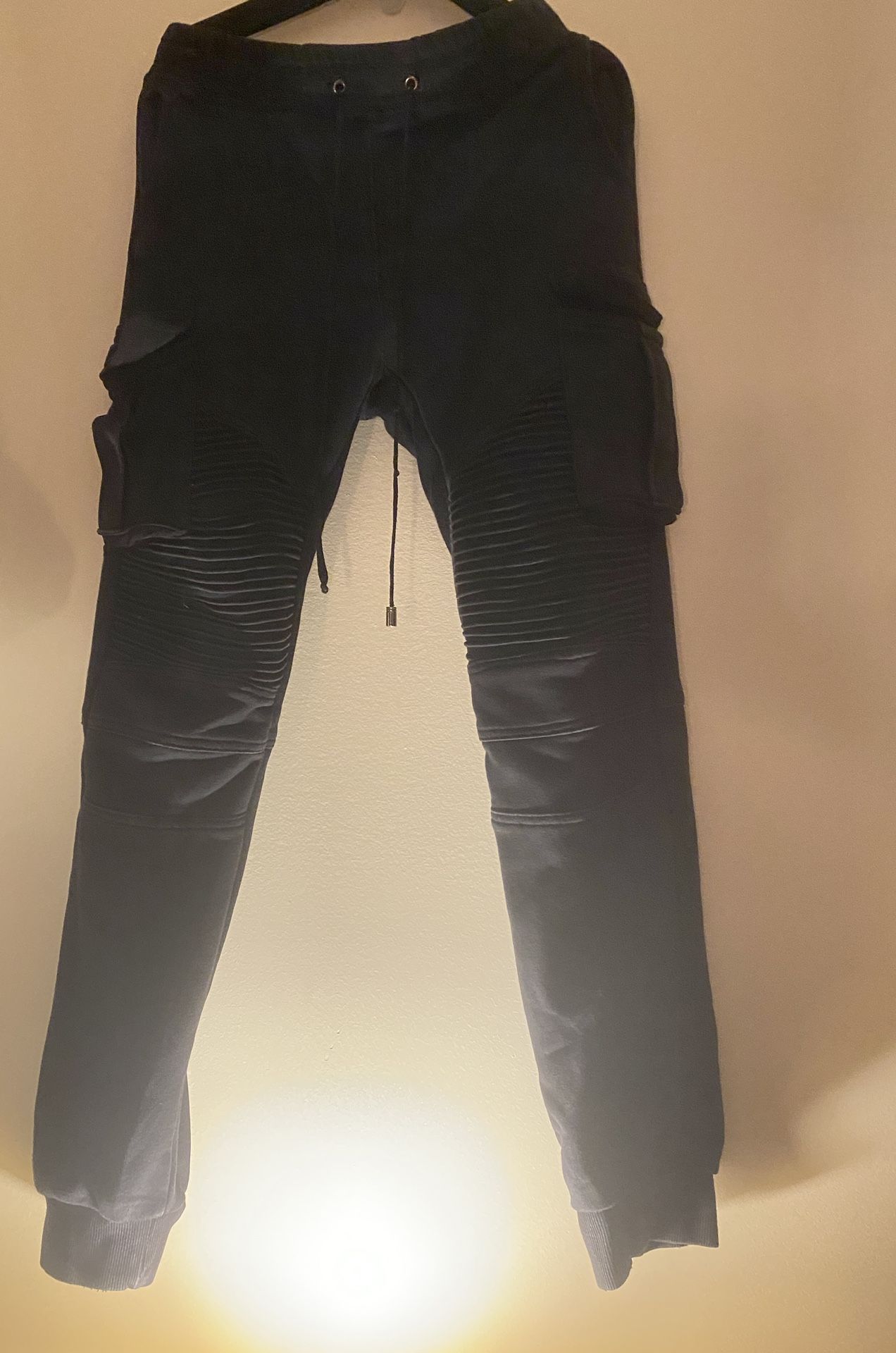 Balmain cotton black sweatpants