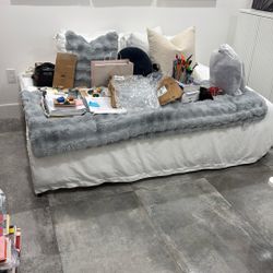 FULL SIZE MATTRESS AND BED FRAME
