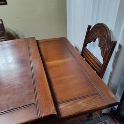 Vintage 1940s Jacobean Dining Table