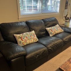 Leather Sofa Set – Great Condition