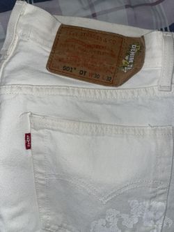 Mono Cotton Wreath Jean White Denim Tears- 30x32 for Sale in