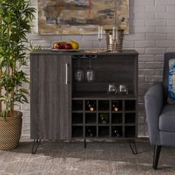 Modern Elegant Indoor Bar Cabinet Wine Rack