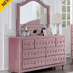 DRESSER AND MIRROR NEW IN BOX ☎️ 1714586,2564