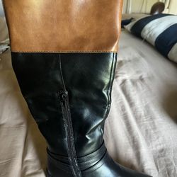 Black And Brown Boots 