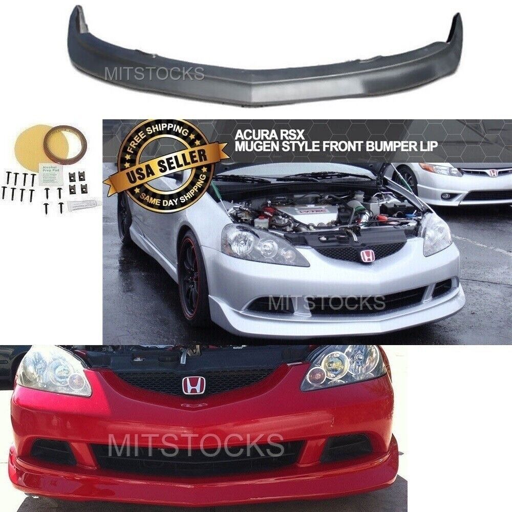 For 05 06 Acura RSX Mugen Style Front Bumper Lip OBO
