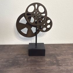 Movie Film Wheel Decor Piece