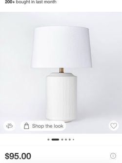 Larger ceramic lamp