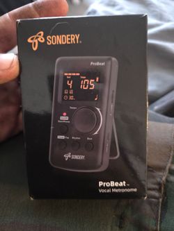Sondery Digital Metronome for Guitar Piano Drum and All Instruments Timer