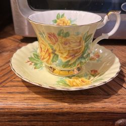 Royal Albert Tea Rose Tea Cup And Saucer