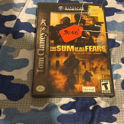 The Sum Of All Fears  Game For Nintendo Game Cube Game 
