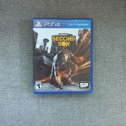 PS4 Infamous Second Son Case And Disk