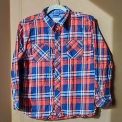 Original weatherproof Plaid Flannel Botton Down Shirt Top boys Youth Size 14