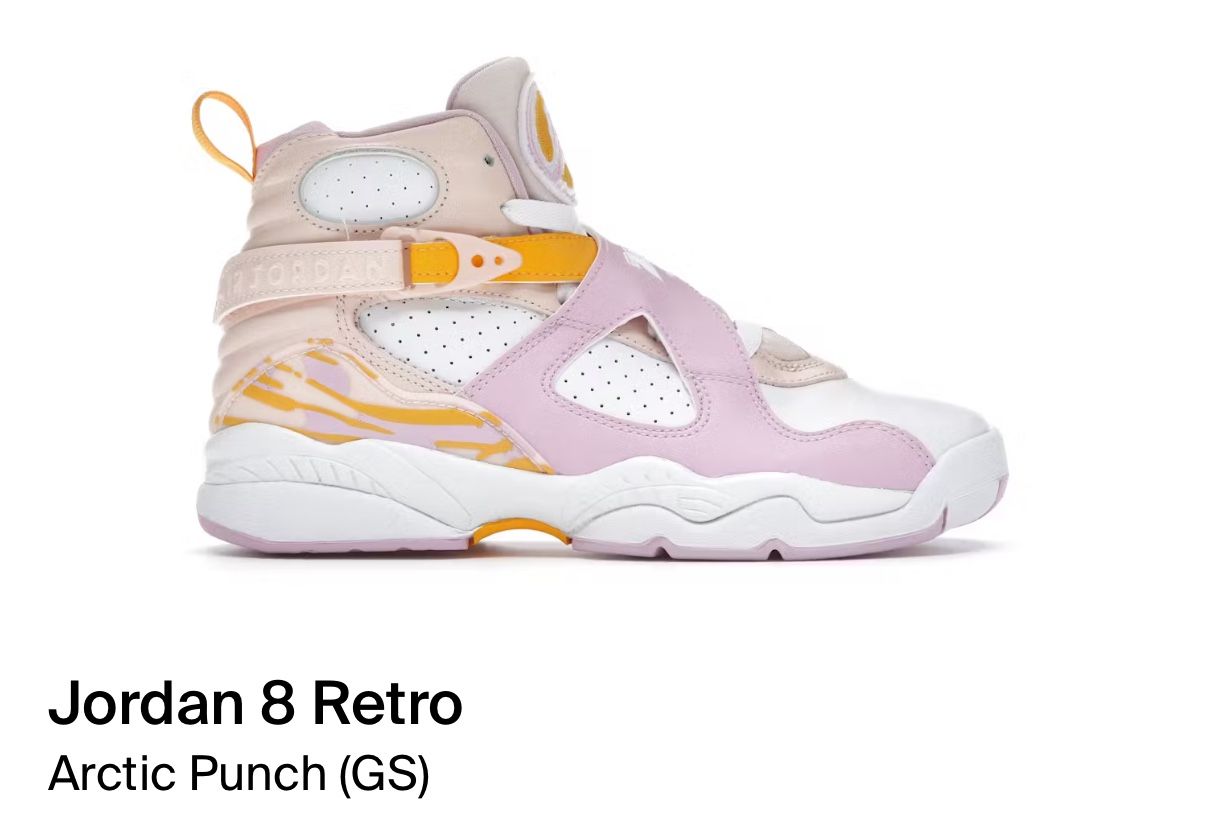 Jordan 8 Retro Arctic Punch