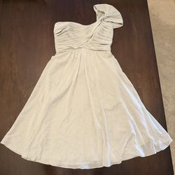 David’s Bridal Prom / Bridesmaid Dress - gray size 2
