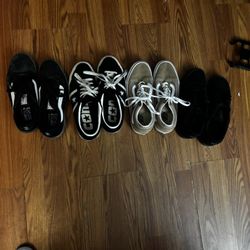 Vans dc and converses Shoes size 9 (converse size 10.5)