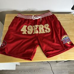 Just Don/ Michell & Ness 49ers Shorts 