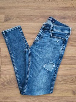 Hollister Jean De Hombre Talla 30X30 De Mezclilla Skinny Stretch