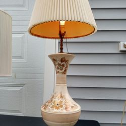Vintage Hand Painted Lamp