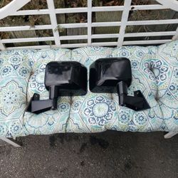 Jeep Jk Relocation Oem  Gloss  Black Mirrors With The  Doors Off (2007-2018 Jk)