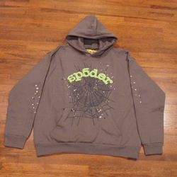 Sp5der Punk V2 Hoodie Grey