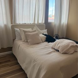 FULL SIZE BED FRAME + MATTRESS