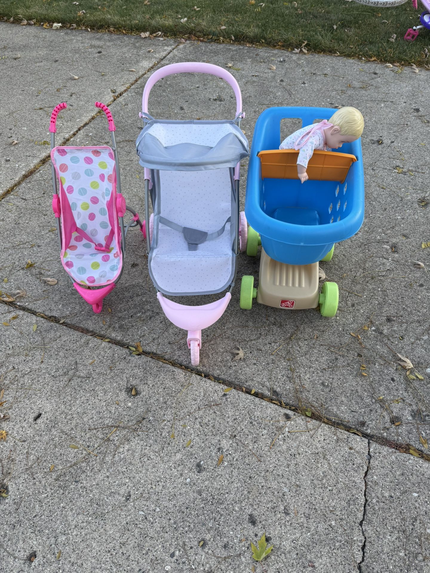 Baby Strollers And Grocery Cart