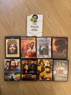 Religious & Biblical DVD Collection – 9 Titles – Jesus, Bible, Christian Movies