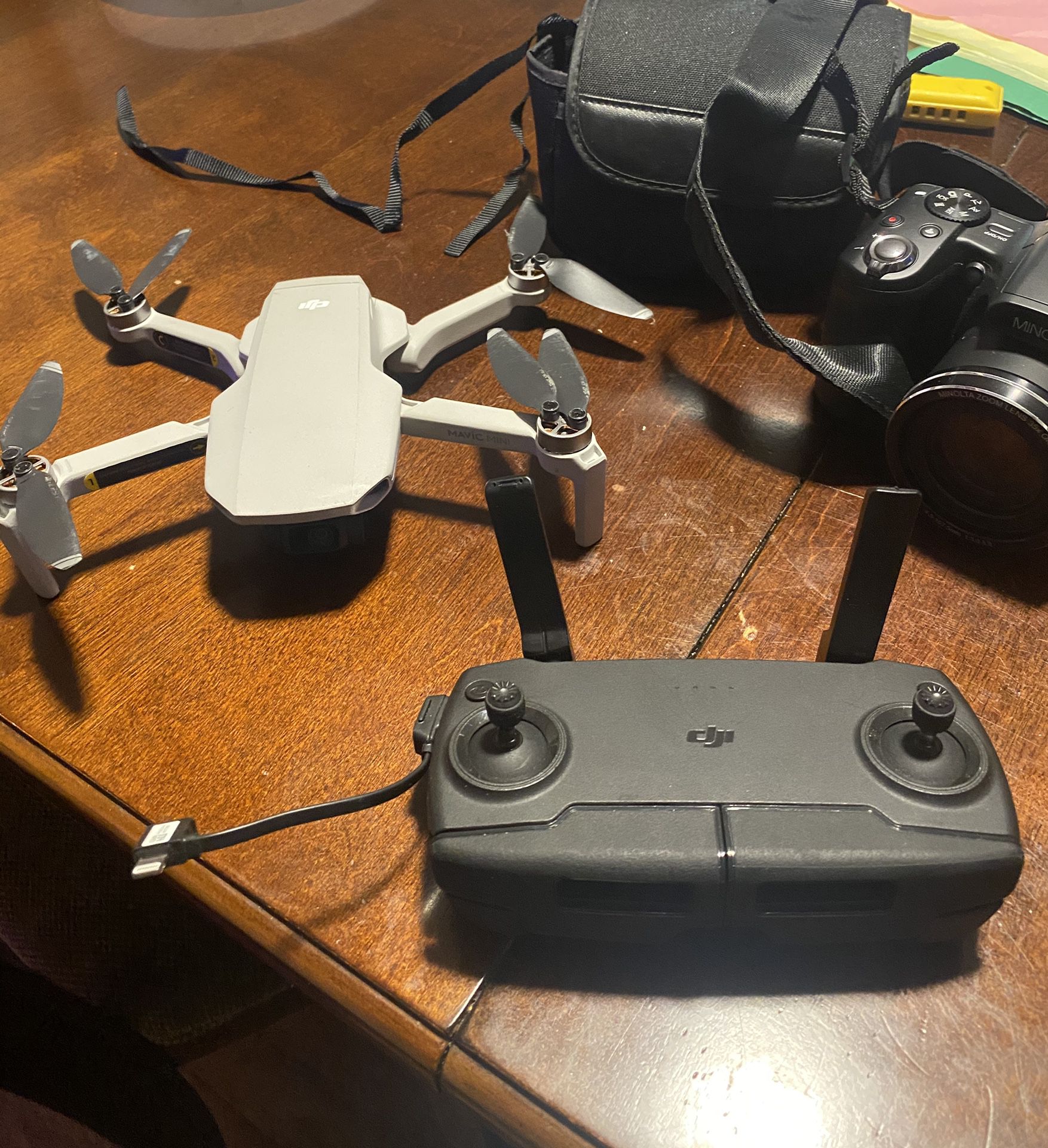DJI Mavic Mini drone and camera