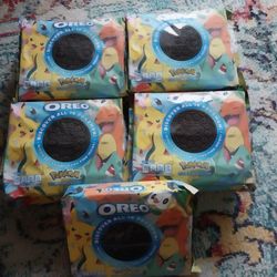 RARE POKEMON. OREOS LOT OF 9 UNOPENED PACKAGES