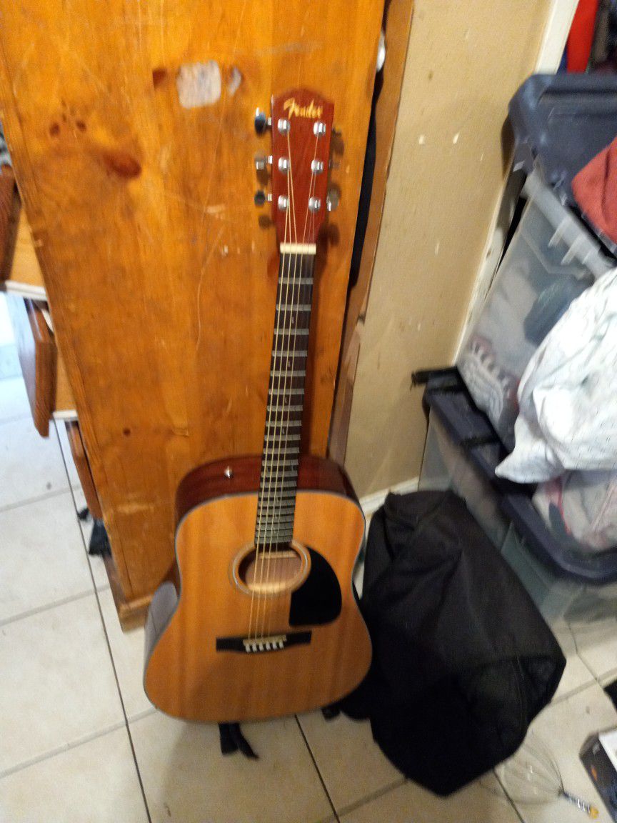 Brand New Fender 6 String Guitar With Bag