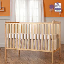 Dream On Me Synergy 5-In-1 Convertible Crib In Natural, Greenguard Gold Certified Natural 53x29x39 Inch (Pack Of 1) Crib