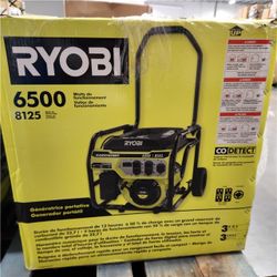 New! RYOBI 6,500-Watt Gasoline Portable Generator