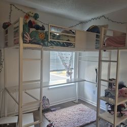 Loft Bed W Desk And Draws