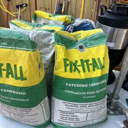 Custom Building Products Fix-It-All White Patching Compound, 25 lbs and 20min easy 2 bag